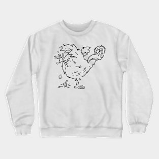 egg-laying hen Crewneck Sweatshirt